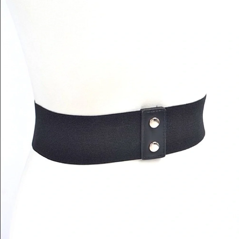 Camel Wide Waist Leather Harness Corset Statement Belt